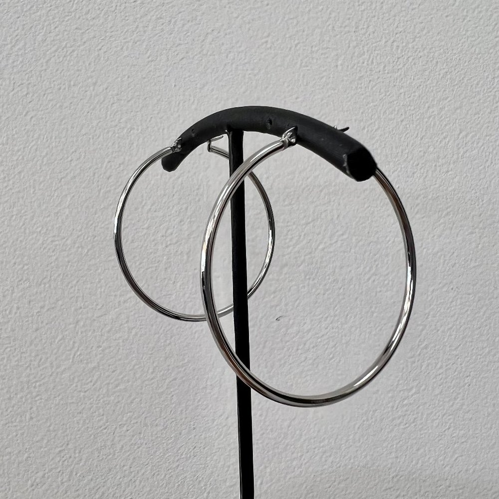 Stainless Steel Hoops 48mm